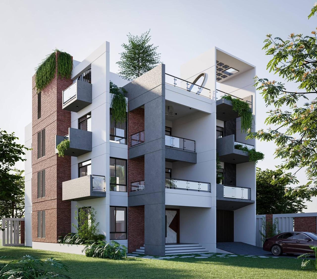 Modern Residential Apartments, Shah Makhdum, Rajshahi